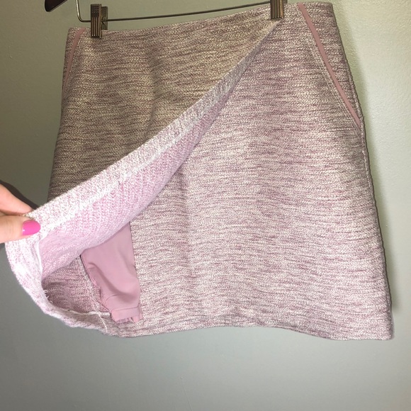 NWT Blush Pink Tweed Wrap Skort - Picture 5 of 8